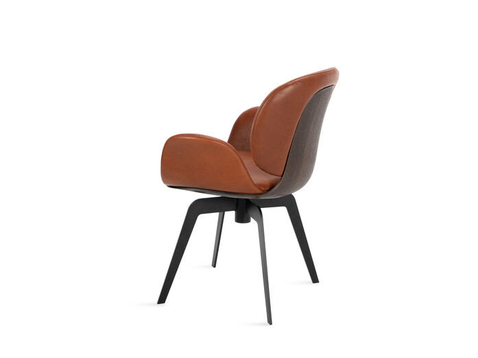 2025 Ivy Armchair 2 6 1 eiche geraeuchert anthrazit geoelt Adora Cognac back