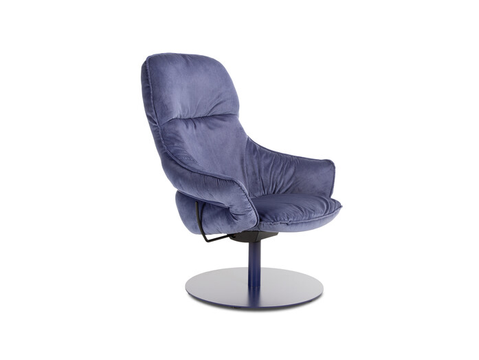 2025 Marie Lounge Chair High 2 1 1 RAL5022 Riga Iris front