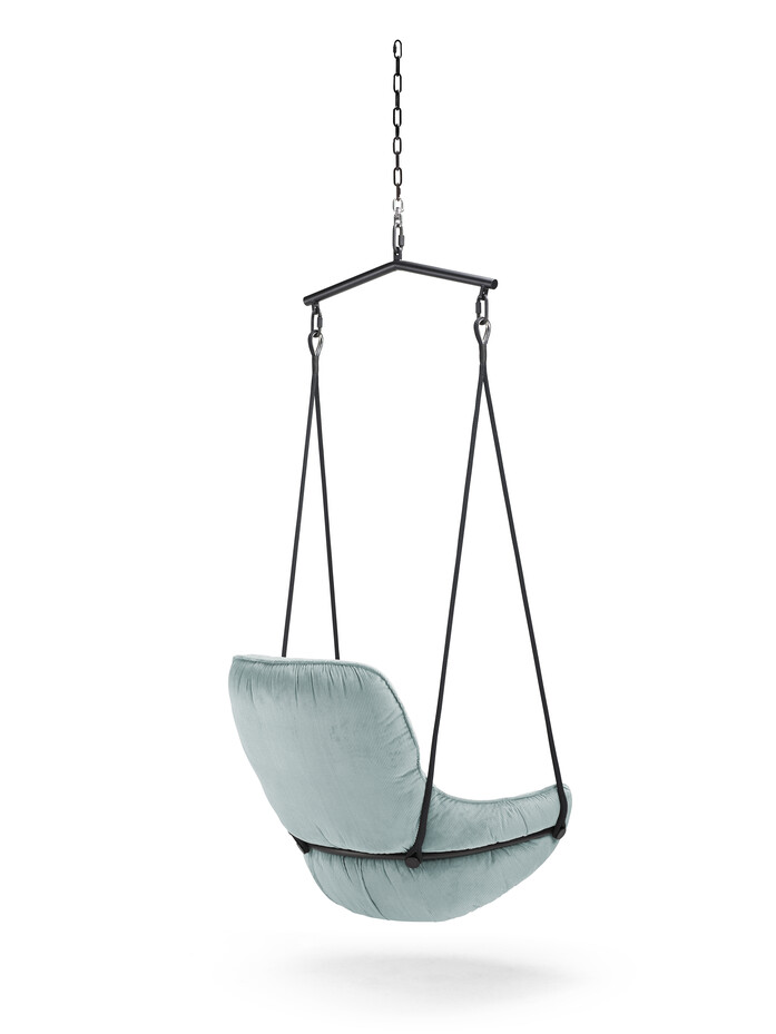2025 Marie Lounge Swing Seat High 1 Punkt Riga Celadon back
