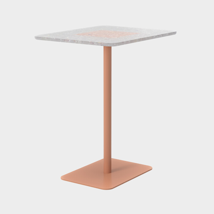 Tinnef Table h90 Frosty Sprinkles Beige Red