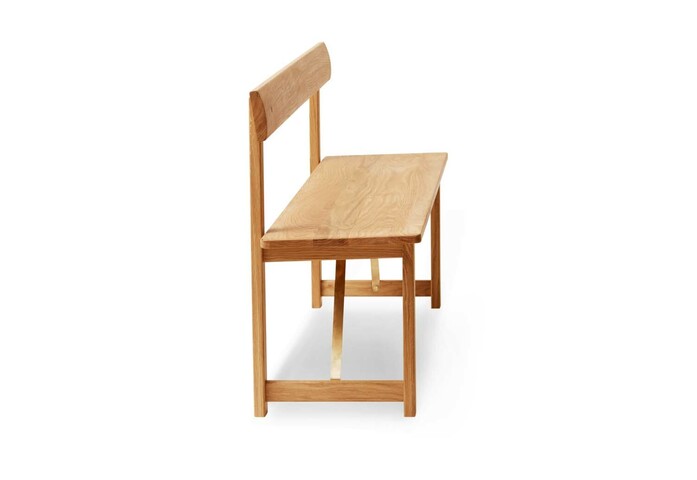 Form and Refine Position bench oak 03