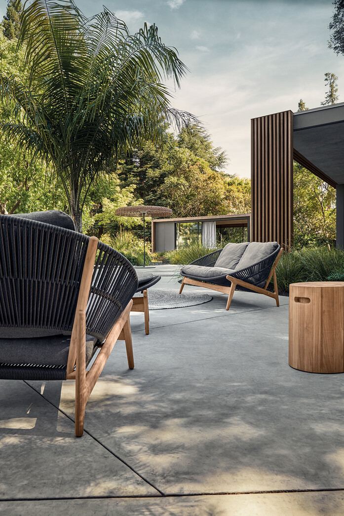 GLOSTER BORA LOUNGE SET 05