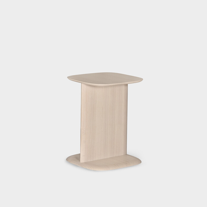 MATERIA Nomad table 350x350 h450 whitepig ash