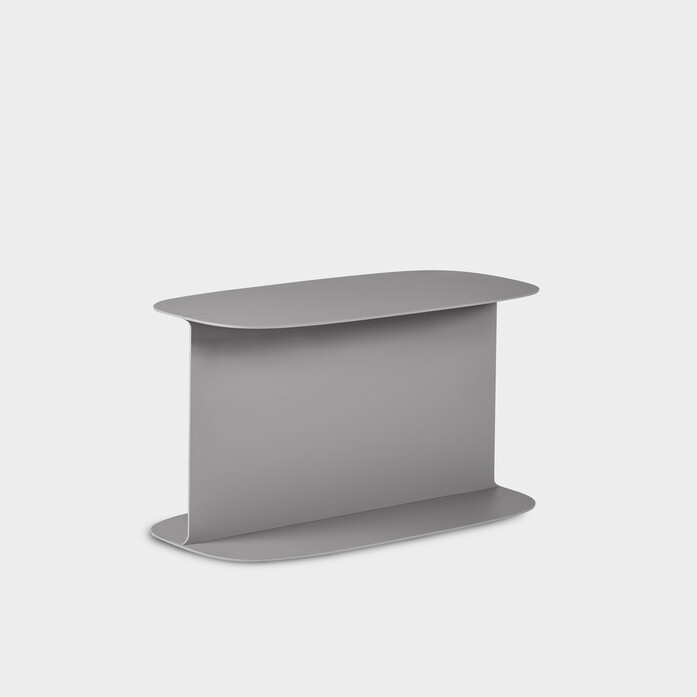 MATERIA Nomad table 700x350 h380 metal grey