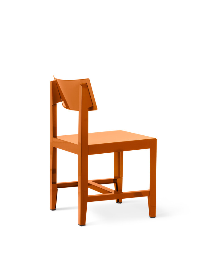 Magis bishop chair product back lateral SD2660 orange 01 hr
