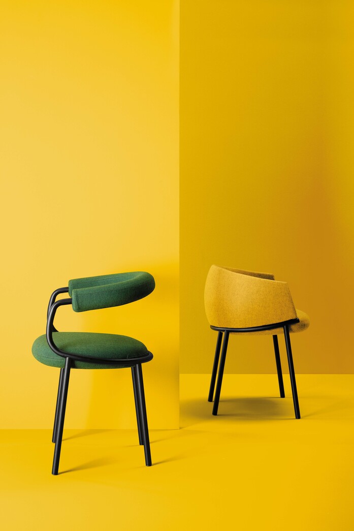 S CAB Koala and Koala Open armchairs setting 1185 ph Odeon