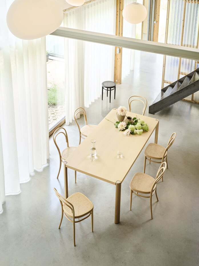 Thonet 214 Buche natur 1140 Eiche 214 RH TP29 FF 431bw