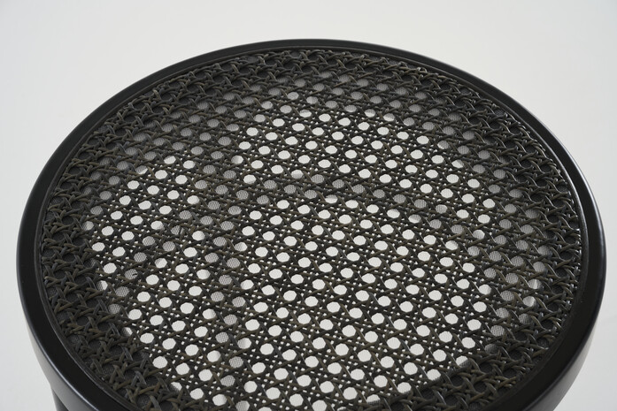 Thonet 214 RH Buche schwarz TP29 DARK MELANGE FF 529