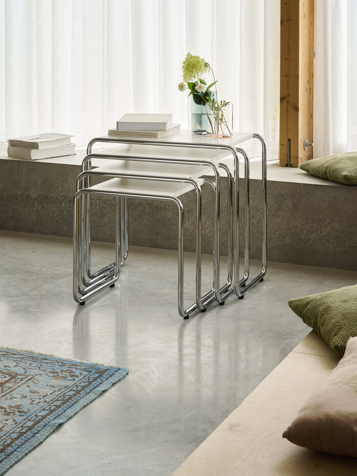 Thonet B 9 Set RAL9010 FF 106bw