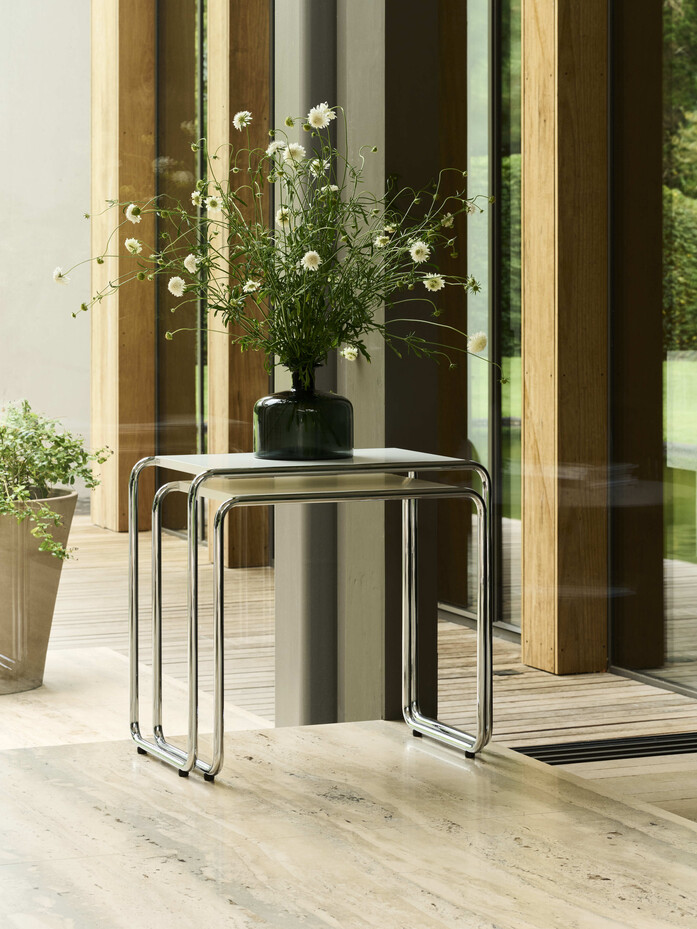 Thonet B 9 c d RAL9010 chrom FF 306bw