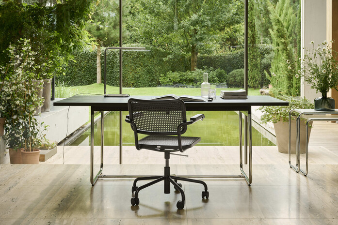 Thonet S64 VDR RAL9005 Buche schwarz TP29 DARK MELANGE S1072 Esche sw FF LUM50 322bw