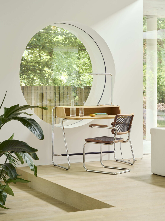 Thonet S64 V Nussbaum DARK MELANGE S1200 Eiche LUM50 FF 406bw