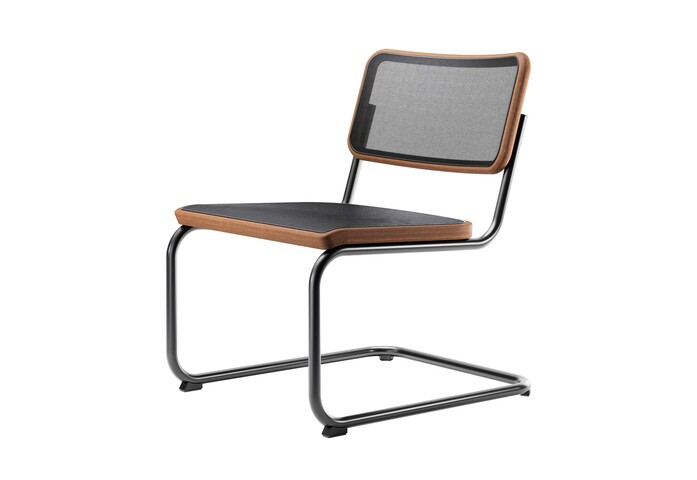 Thonet S 32 NL sw Nussbaum HT