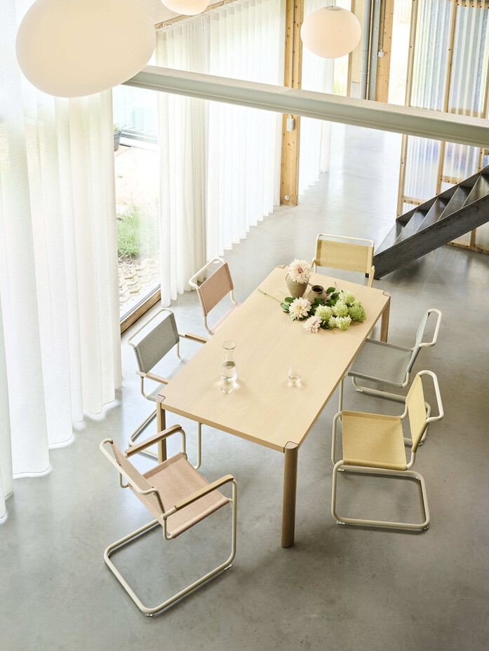 Thonet S 34 V S 33 V perlweiss Cento lotus corn ray Eiche 1140 FF 399bw