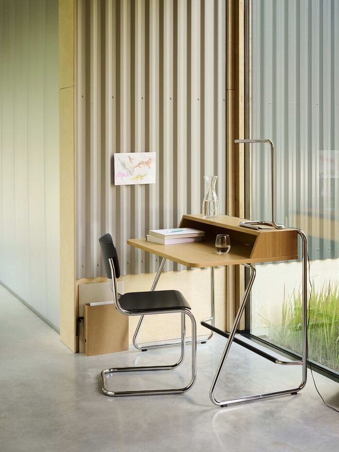 Thonet S 43 TP29 schwarz S 1200 Eiche LUM50 FF 521bw