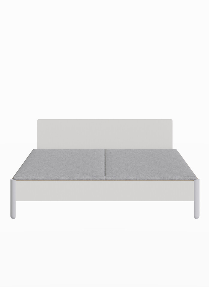 Mm 2025 s40 41 NAIT Familienbett 184x204x78cm RAL9010 Schichtholz Freisteller MLF02