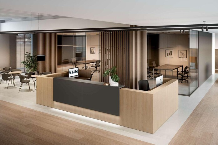 Reception z2 per aree comuni hospitality hotel bar campus negozi aereoporti e collettivita 9