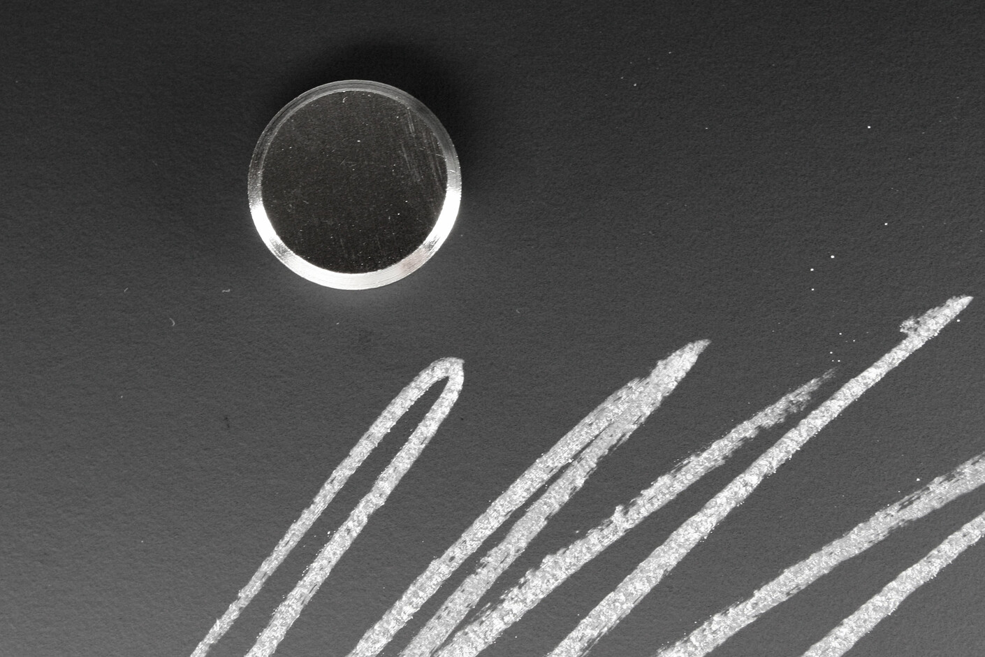 Magnethaftplatte 8205 Schwarz Matt (Kreide)