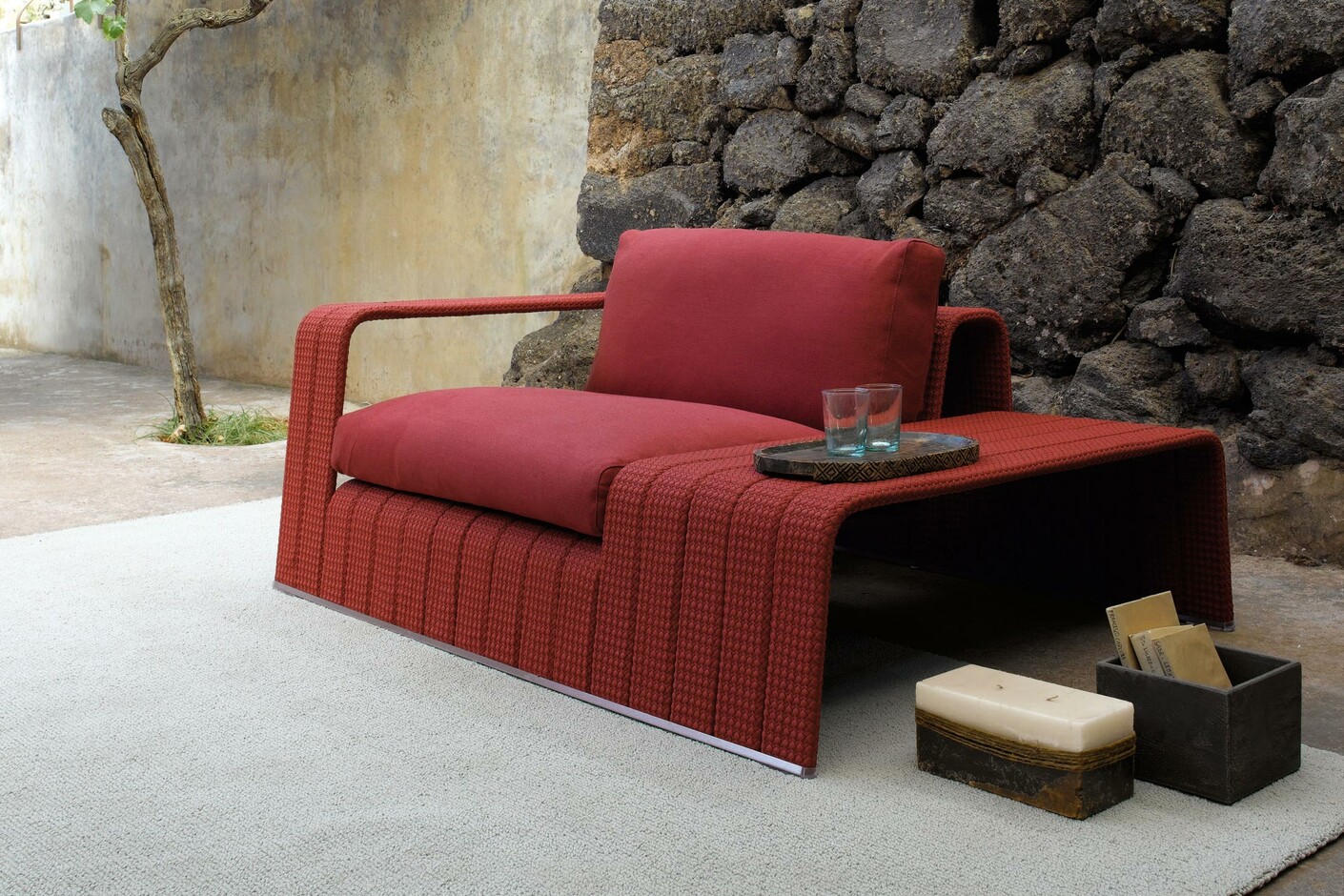 Frame armchair by Paola Lenti STYLEPARK