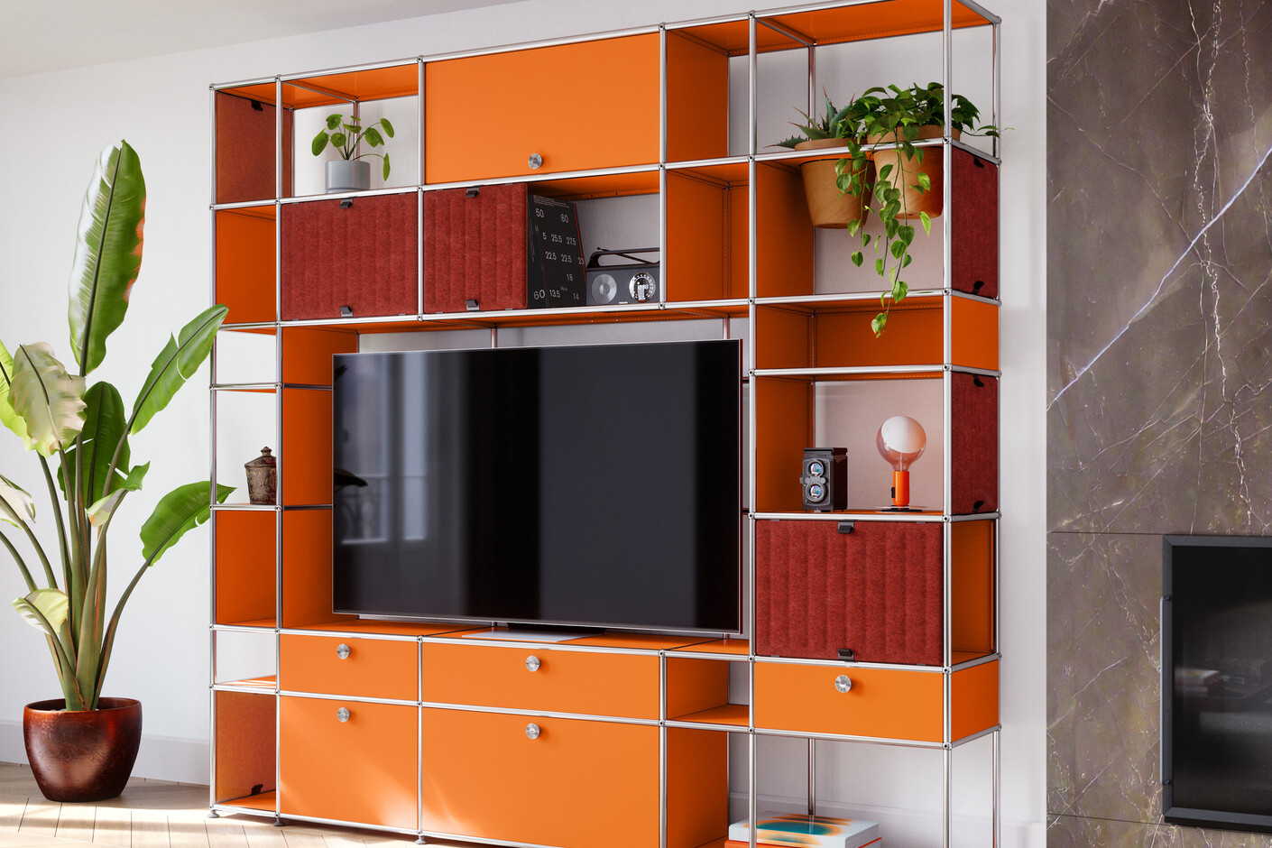 USM Haller Soft Panel | Red