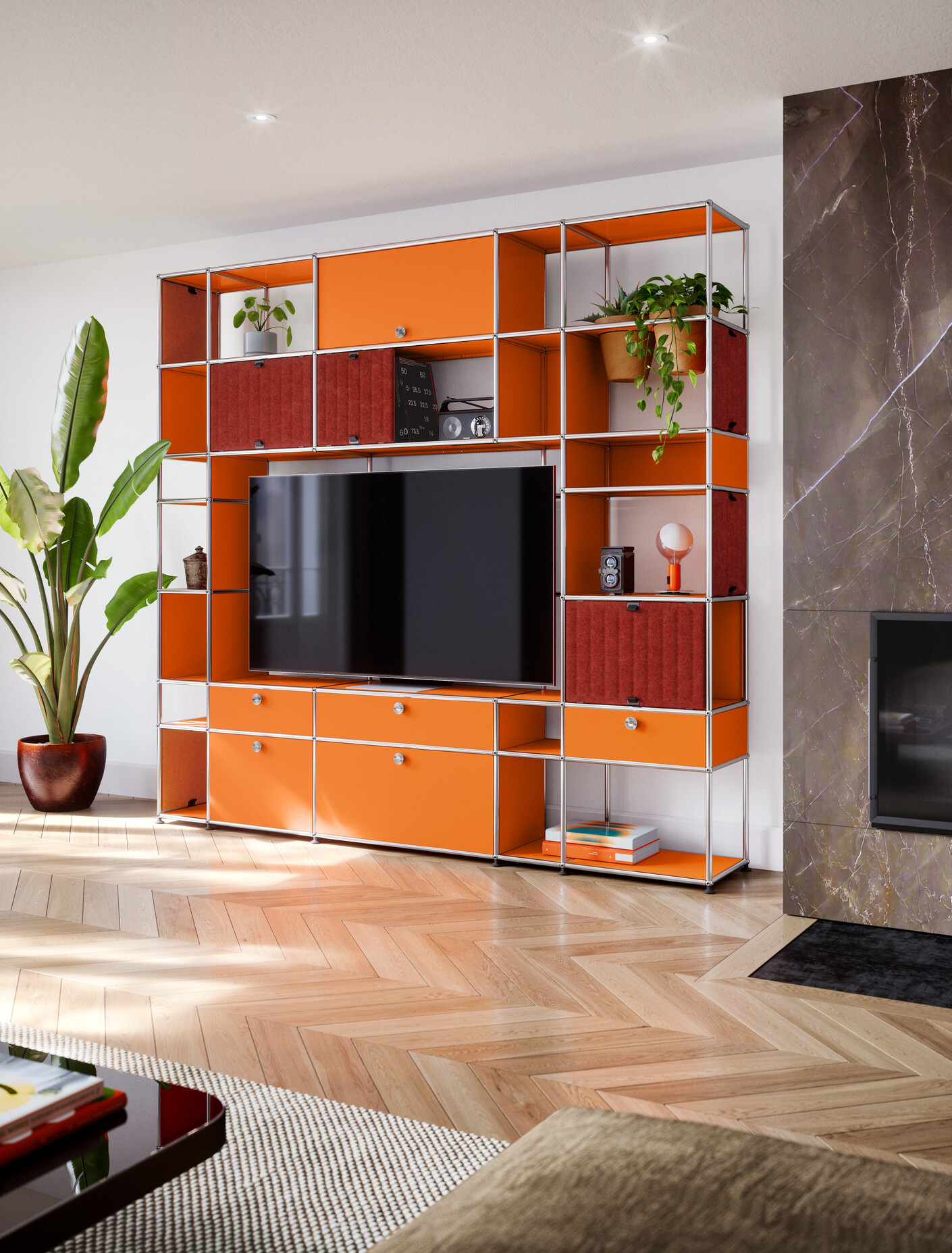 USM Haller Soft Panel | Rot